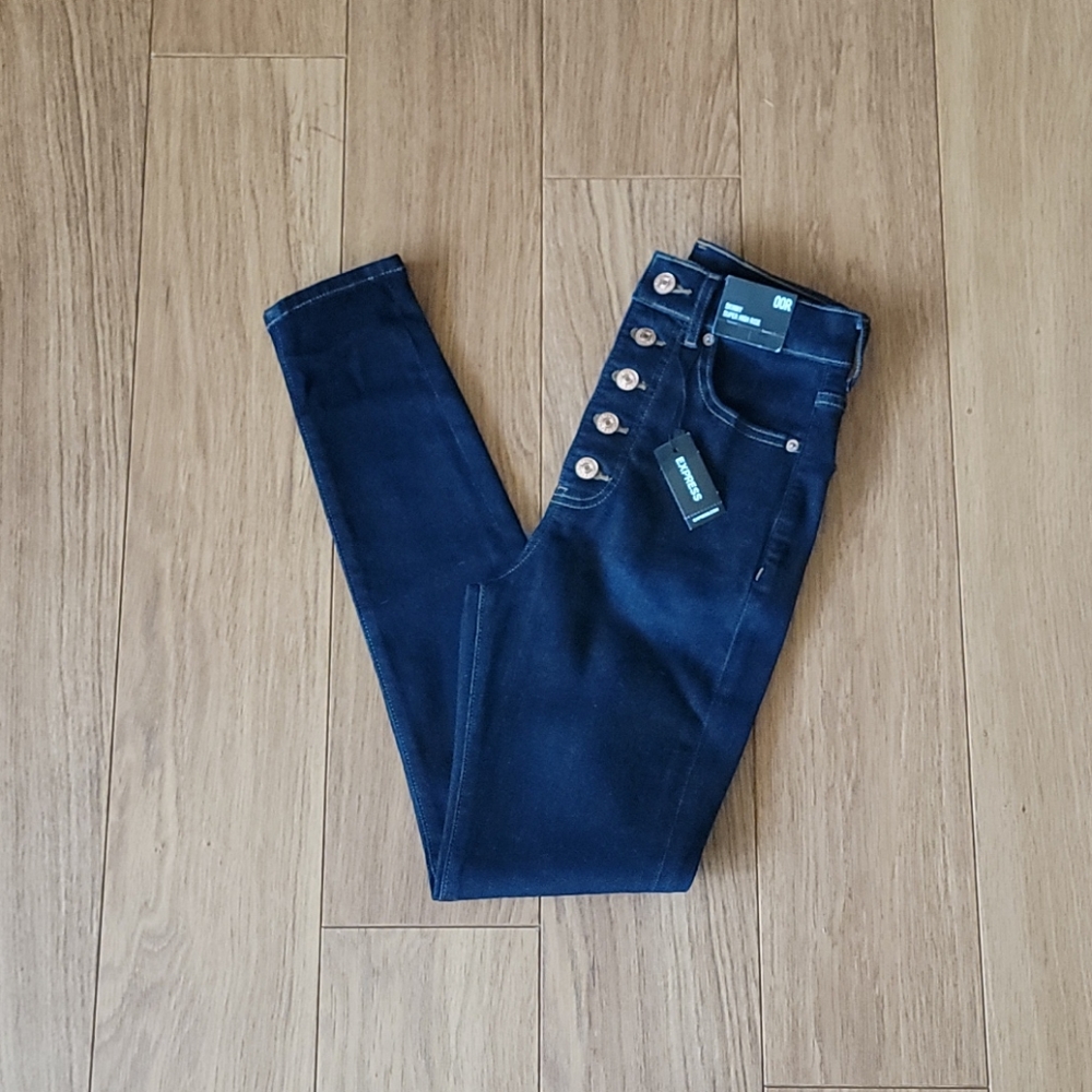 Express Skinny Super Highrise Skinny Jeans